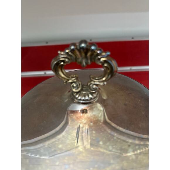 Vintage FB Rogers Silver-Plated Ice bucket Milk Glass Liner Insulated - Picture 4 of 8